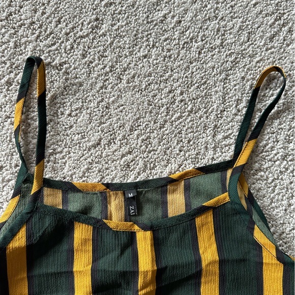 Zaful matching set (olive, black, yellow) - Picture 4 of 10